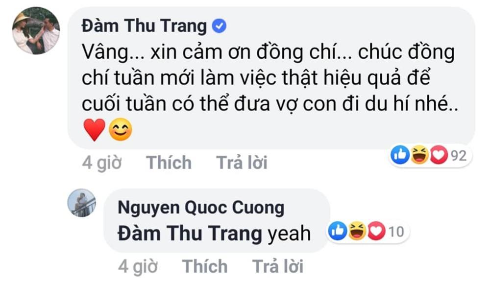 Đàm Thu Trang ngầm thông báo mang thai con đầu lòng với Cường Đô La?-2