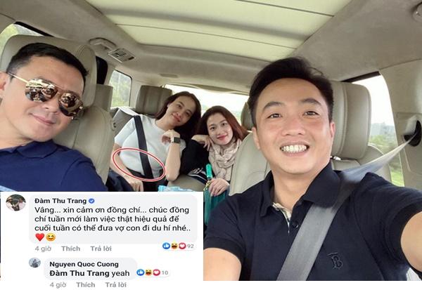 Cường Đô La ngầm xác nhận có con với Đàm Thu Trang, còn ẩn ý tiết lộ giới tính là tiểu công chúa-5