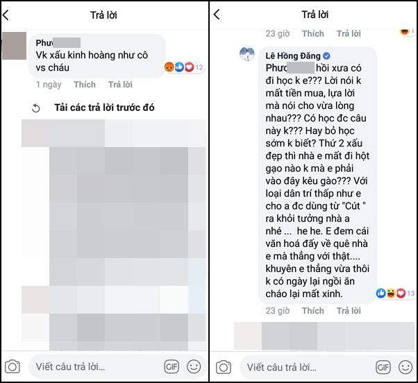 Thấy vợ bị chê xấu kinh hoàng, Hồng Đăng mắng thẳng dân mạng: Vô học - dân trí thấp - cút-3