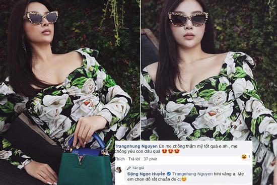 Đăng ảnh bên túi hàng hiệu, Huyền Baby vô tình tiết lộ mối quan hệ với mẹ chồng