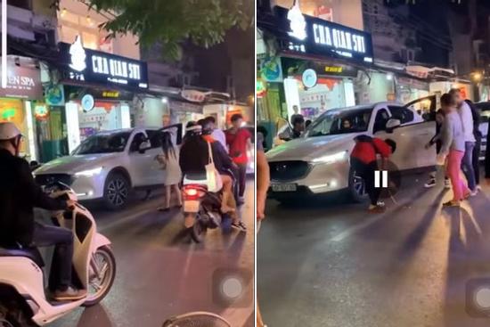 Bắt gặp bạn trai chở gái lạ trên ô tô, cô gái lao vào đánh ghen nhưng bị hỏi ngược 'Mày là gì của tao'