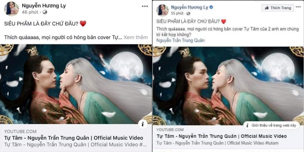 Hương Ly đã hết dỗi sau khi Nguyễn Trần Trung Quân lên tiếng giải thích về cái tim nhỡ tay?-3