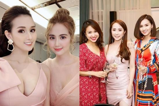 Nhờ diện đồ sành điệu, chẳng ai nhận ra Lã Thanh Huyền lớn tuổi nhất hội chị em thân thiết