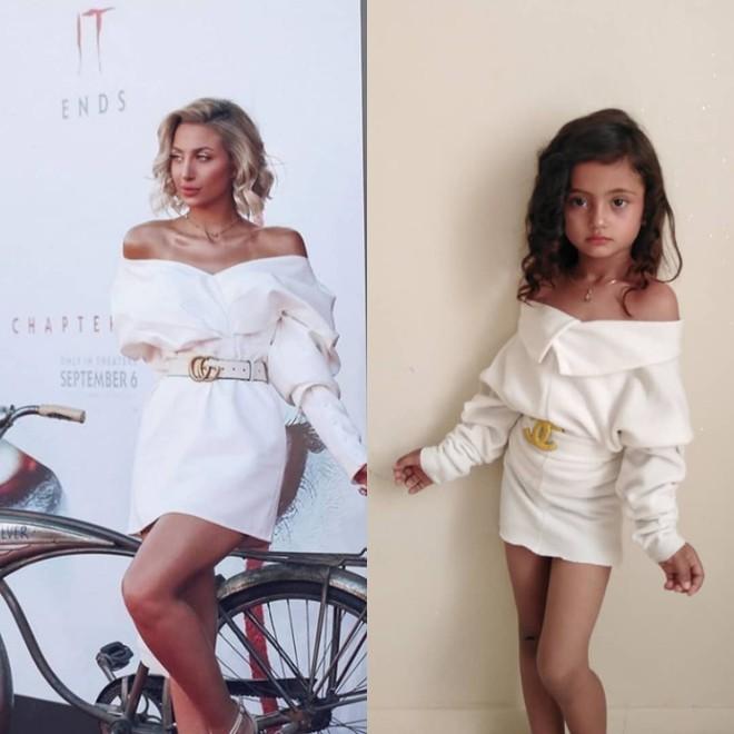 Bé gái 6 tuổi nổi tiếng nhờ mặc đồ sexy giống BlackPink-4