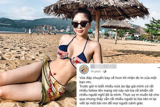 Hotgirl Trâm Anh gây sốc khi tiết lộ bị rất nhiều người mạo danh bán dâm và lừa đảo