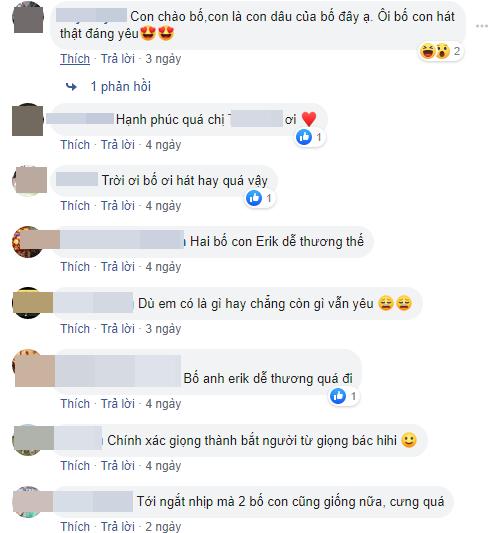 Khi bố Erik hát Có Tất Cả Nhưng Thiếu Anh: Fan tranh nhau làm con dâu, Erik cười xỉu vì ông bô gãy giọng-2