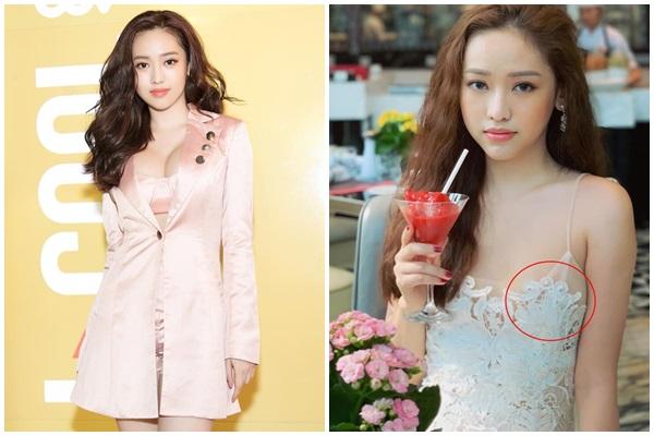 Tháo túi ngực, Thúy Vi tự tin phô diễn vòng 1 tí hon nhưng lại lộ miếng dán ngực kém duyên-4