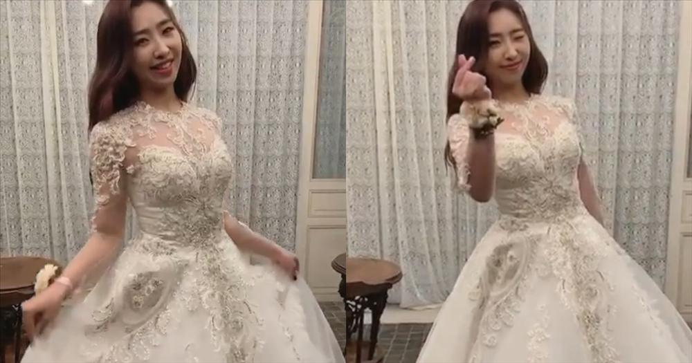 Minzy (2NE1) bất ngờ đăng tải hình ảnh xinh đẹp trong bộ váy cưới, phải chăng cô nàng sắp lên xe hoa?-4