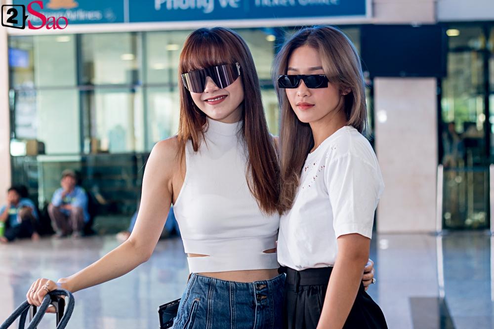 Dàn sao Việt đổ bộ sân bay đi đám cưới Đông Nhi: Diệu Nhi khoe quà, Nhã Phương lẻ bóng-3