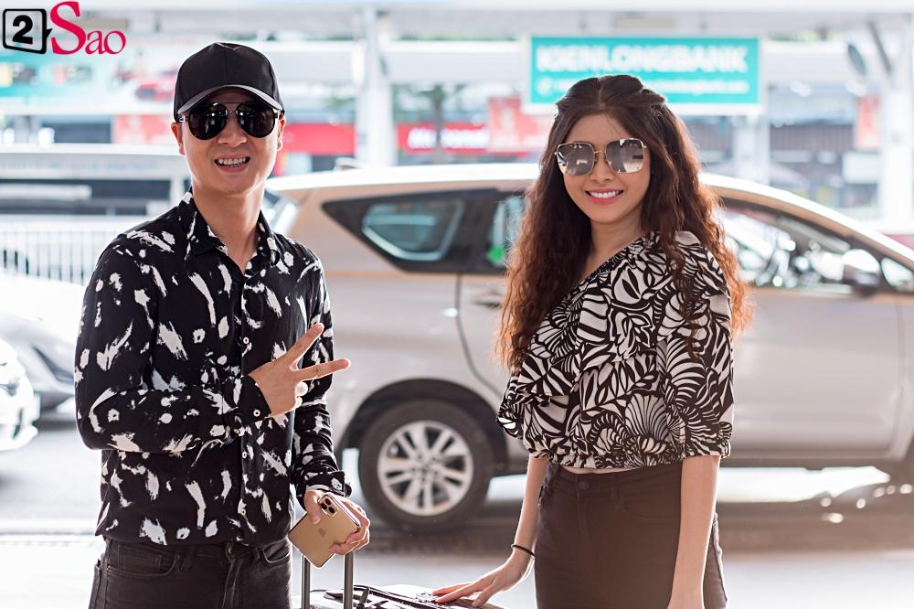 Dàn sao Việt đổ bộ sân bay đi đám cưới Đông Nhi: Diệu Nhi khoe quà, Nhã Phương lẻ bóng-16