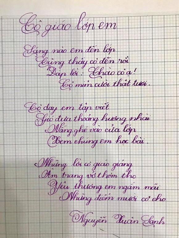 Lý Hải tự hào khoe con trai lớn viết chữ đẹp như in dù không cần luyện qua lớp nào-1