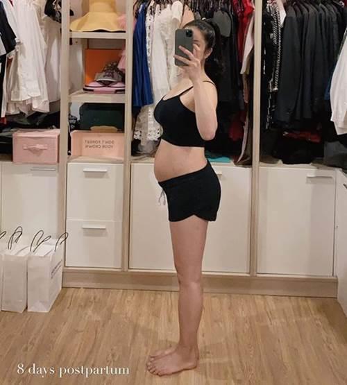 Khiến chị em hoang mang vì quá lộng lẫy sau sinh, Diệp Lâm Anh lộ bộ phận... chuẩn bà đẻ-4