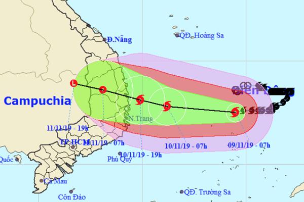 Bão số 6 cách Quảng Ngãi - Khánh Hòa 450km, mưa lớn từ đêm nay-4