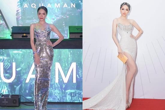 'Cô gái vàng' trong làng chuyên trị váy ánh kim đích thị là Hoa hậu Hương Giang