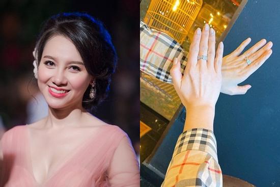 MC Minh Hà đeo nhẫn đôi sau khi dính tin đồn chia tay diễn viên Chí Nhân