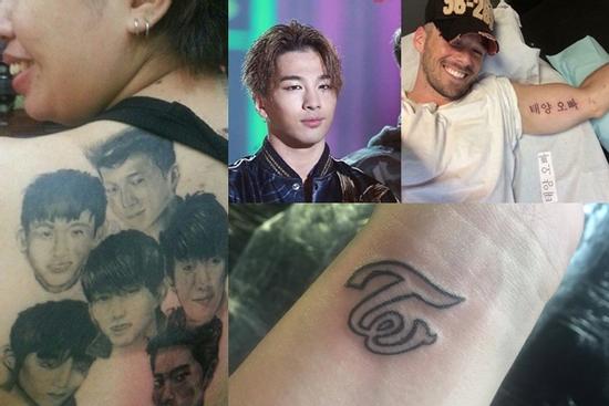 Đắng lòng fan Kpop tỏ tình với thần tượng bằng hình xăm: Xinh xắn có mà xấu phát hờn cũng có luôn!