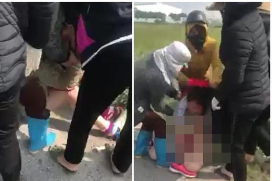 Người phụ nữ bị nhóm người lột đồ, đánh giữa đường: 'Tại sao đi cướp chồng tao?'