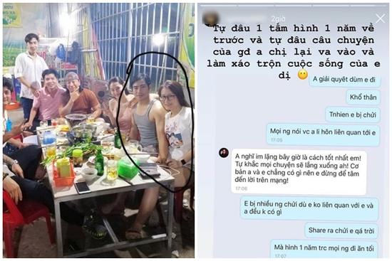 Cô gái chụp ảnh cùng nam diễn viên Thanh Bình tung tin nhắn minh oan