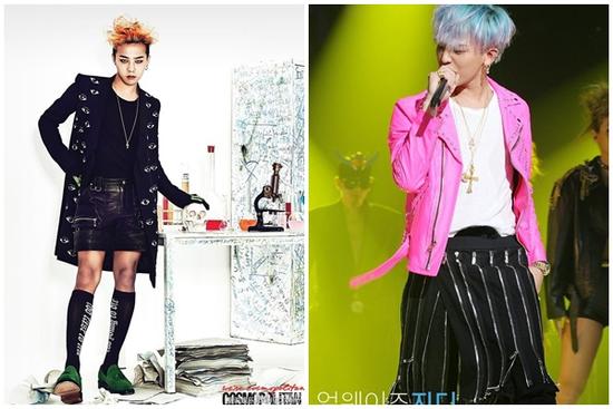 G-Dragon luôn được khen dù mặc váy dài hay quần áo khó hiểu