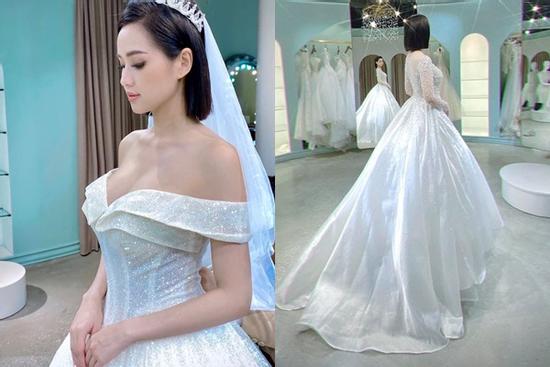 Chả đợi đến 10 năm, Tâm Tít khoe luôn mặc váy cưới lần 2 làm ai cũng 'hóng' chú rể lộ diện