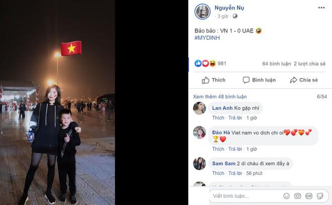 Vợ Hải Quế miễn phí đồ uống cho ai tên Tiến, Linh sau trận thắng UAE-3