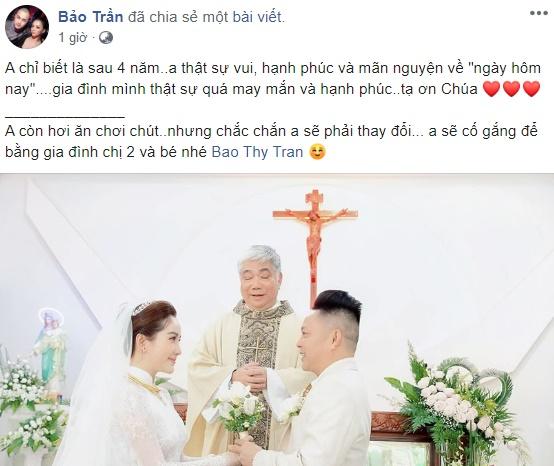 Bảo Thy vừa chia sẻ đời người có thể tan hợp và kết hôn nhiều lần, anh trai đại gia lập tức hành động đặc biệt-4