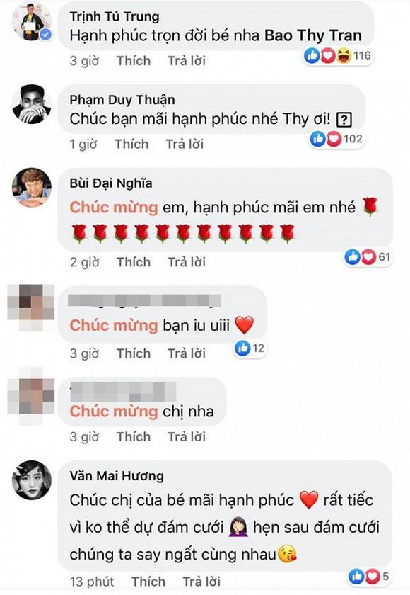 Dàn sao Việt đua nhau dặn dò Bảo Thy đừng từ bỏ đam mê trong ngày cưới-4