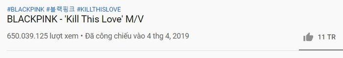 Gia tài thành tích của BlackPink tiếp tục nâng lên khi Kill This Love lập cú đúp lượt view và lượt thích mới-2