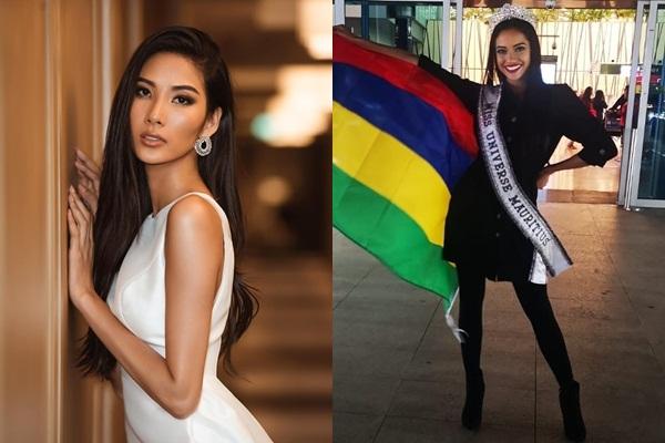 Bản tin Hoa hậu Hoàn vũ 17/11: Hoàng Thùy mặc suit đỏ chót vẫn khó chặt suit xanh của hoa hậu Leila-11