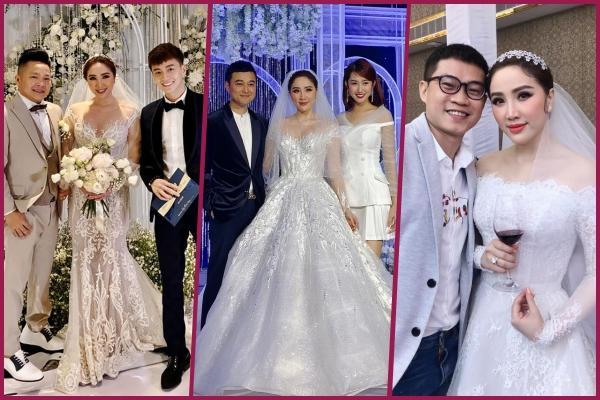 Bảo Thy thay váy, catwalk cùng Quang Vinh ở đám cưới-2