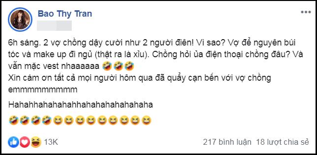 Đêm tân hôn không ai ngờ của Bảo Thy: Phòng hoa chúc im ắng, chú rể còn nguyên vest trên người-3