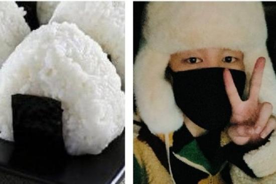 Jimin (BTS) được ví như cơm nắm khi đội mũ lông trắng ở sân bay