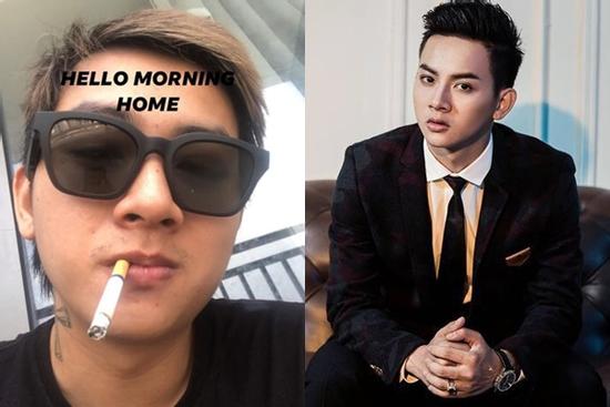 Hoài Lâm đăng ảnh hút thuốc lá, xuống sắc đầu tóc bù xù