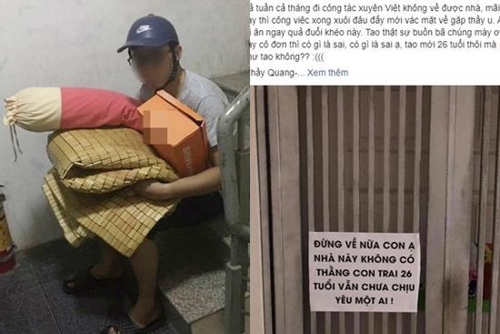 26 tuổi vẫn 'còn zin', thanh niên bị bố mẹ thu dọn đồ đạc đuổi ra khỏi nhà