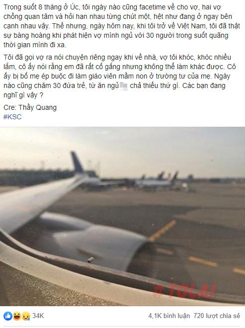 Tố vợ ngủ với 30 người trong vòng 1 năm, anh chồng làm chị em hết hồn vì câu kết-1