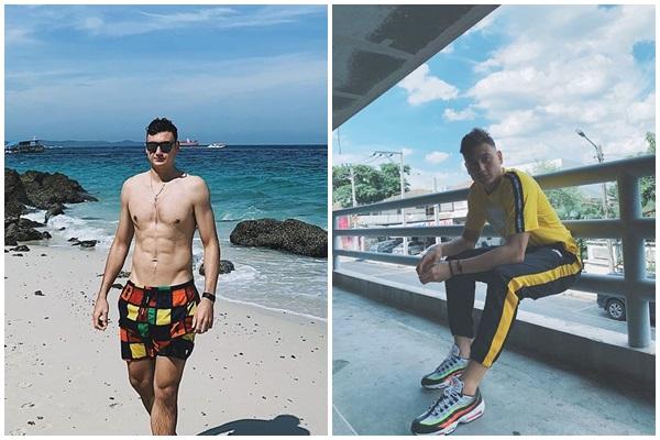 Hoàng Đức chuộng mặc áo thun có họa tiết đơn giản-9