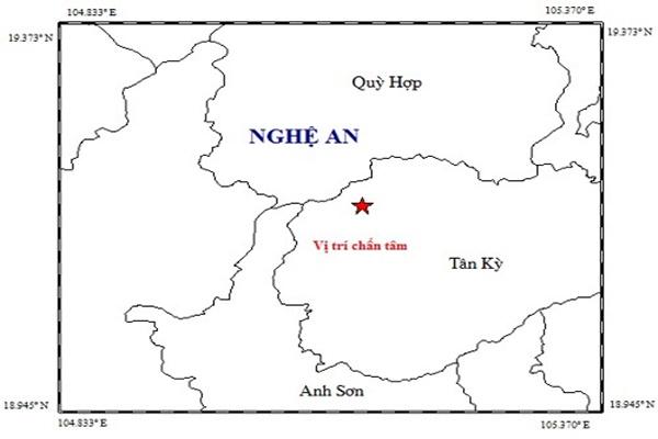 Động đất mạnh 4,2 độ richter xảy ra ở Nghệ An-1