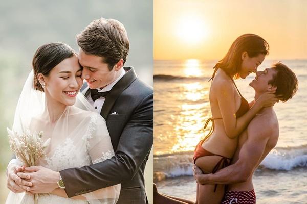 Mai Phương Thúy trầm trồ trước vẻ đẹp của vợ chồng Hoàng Oanh, dự đoán con sẽ đẹp nghiêng thành-4