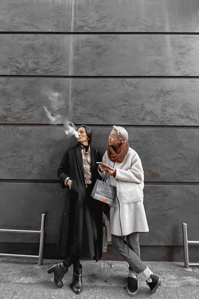 BB Trần - Hải Triều sánh đôi đi du lịch, dân mạng hết hồn tưởng hai công công tuổi xế chiều-5