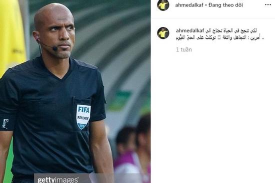 Trọng tài Oman mở lại trang cá nhân nhưng khóa phần bình luận