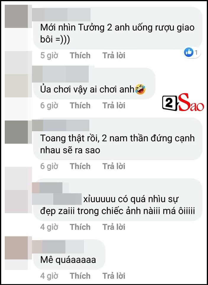 Isaac ga lăng uống thay phần rượu của Noo Phước Thịnh, dân mạng lập tức đẩy thuyền hai mỹ nam-4