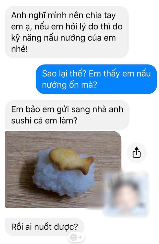 Mời bạn trai món sushi cá, cô gái bị nói lời chia tay phũ phàng mà khi biết lý do ai cũng cười muốn ngất-2