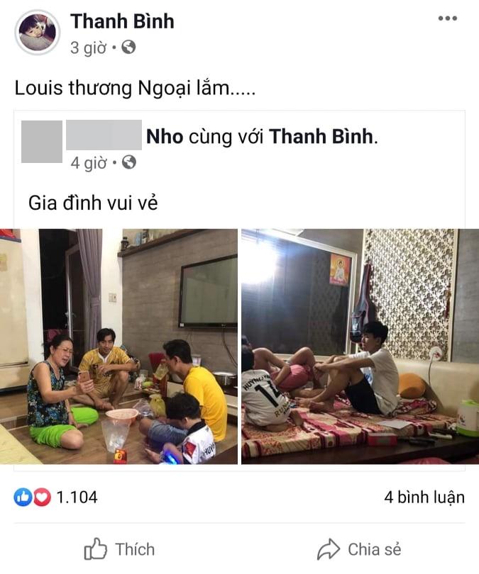 Dù đã ly hôn, Thanh Bình vẫn gọi mẫu thân Ngọc Lan là mẹ và đưa con trai về thăm ngoại-2