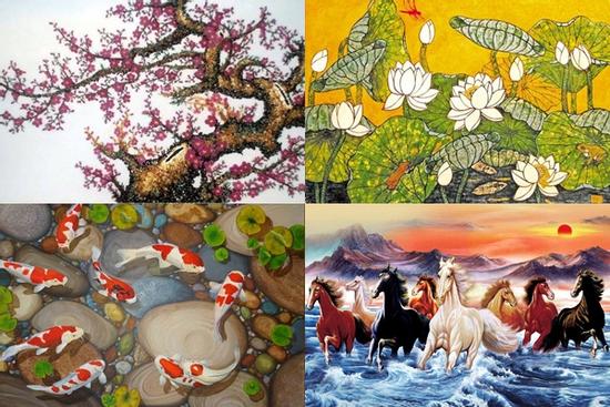6 mẫu tranh phong thủy mang tài lộc, hút vận may vào nhà