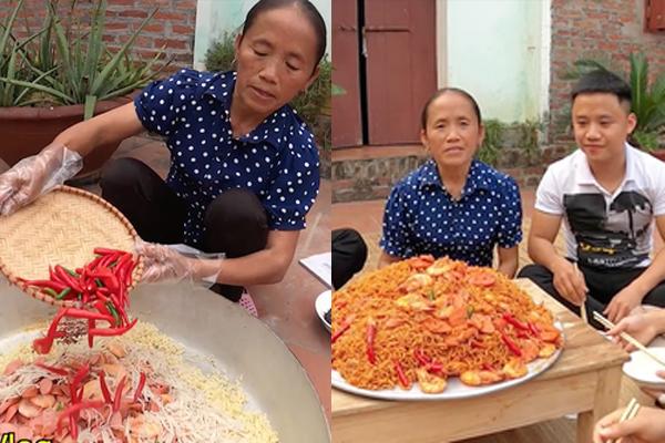 Làm bánh khoai khổng lồ nhưng bị đen một mảng lớn, bà Tân Vlog có cách chữa cháy siêu hay-10