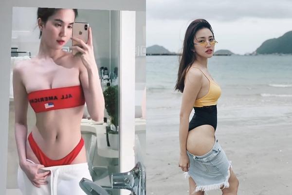 Bất ngờ vướng nghi vấn mang bầu, Minh Tú vội khoe vòng 2 để thanh minh-4