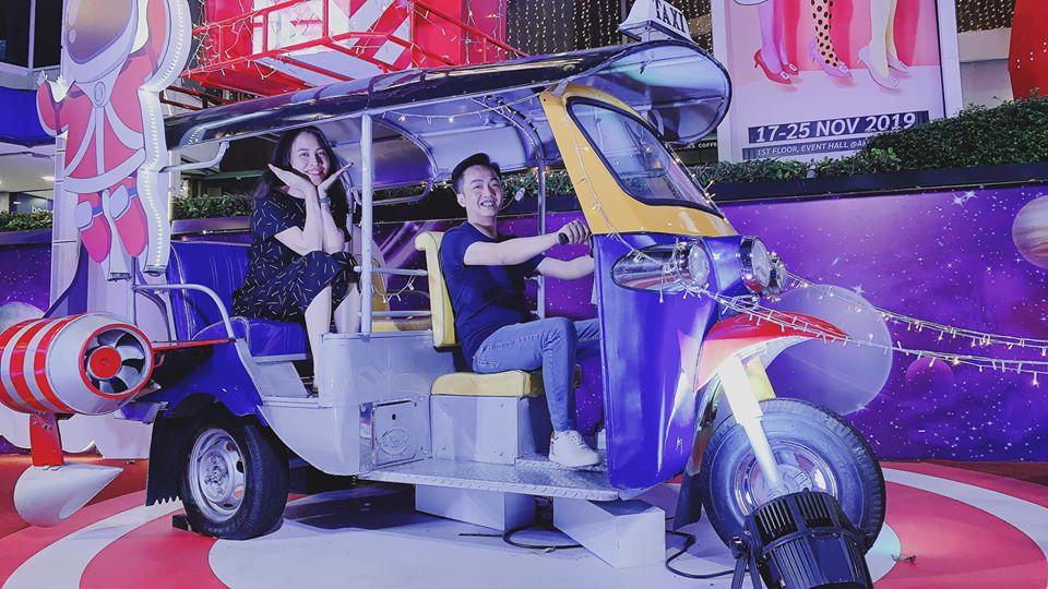 Cường Đô La bỗng hồi teen từ khi lấy Đàm Thu Trang: Hết hóa thú nhồi bông lại lái xe tuk tuk nhí nhố-1