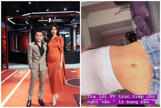 Bất ngờ vướng nghi vấn mang bầu, Minh Tú vội khoe vòng 2 để thanh minh