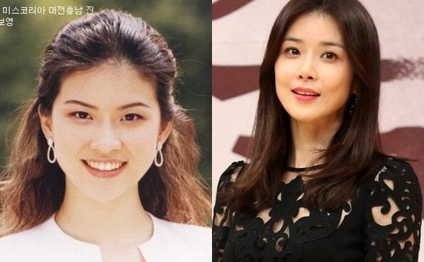 Lee Bo Young (1979) cũng xuất thân từ một cuộc thi nhan sắc. Cô được biết đến với danh hiệu Hoa hậu Hàn Quốc Dae Jun năm 2000, và khởi nghiệp trong vai trò người mẫu trước đó 3 năm. Hiện tại, ngôi sao 