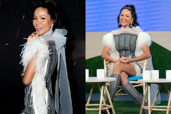 H'Hen Niê bị chê vì chiếc váy hình chữ nhật đính lông nhưng thần thái đỉnh cao đã cứu vớt tất cả